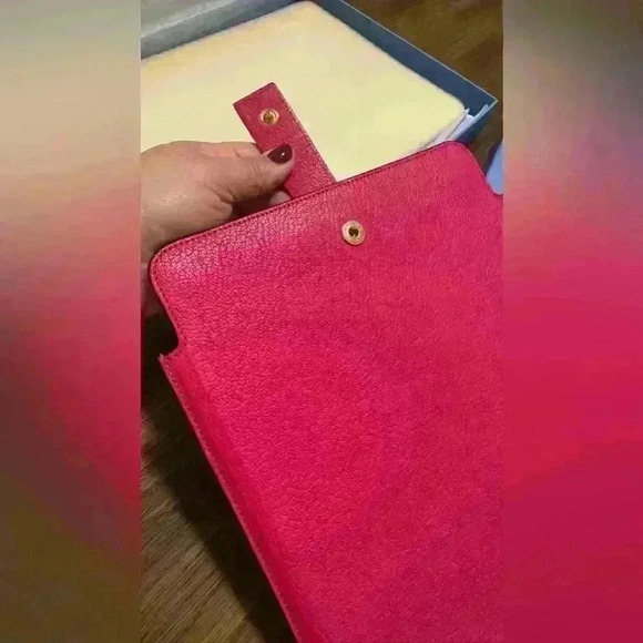 Smythson London leather iPad case - Picture 8 of 10